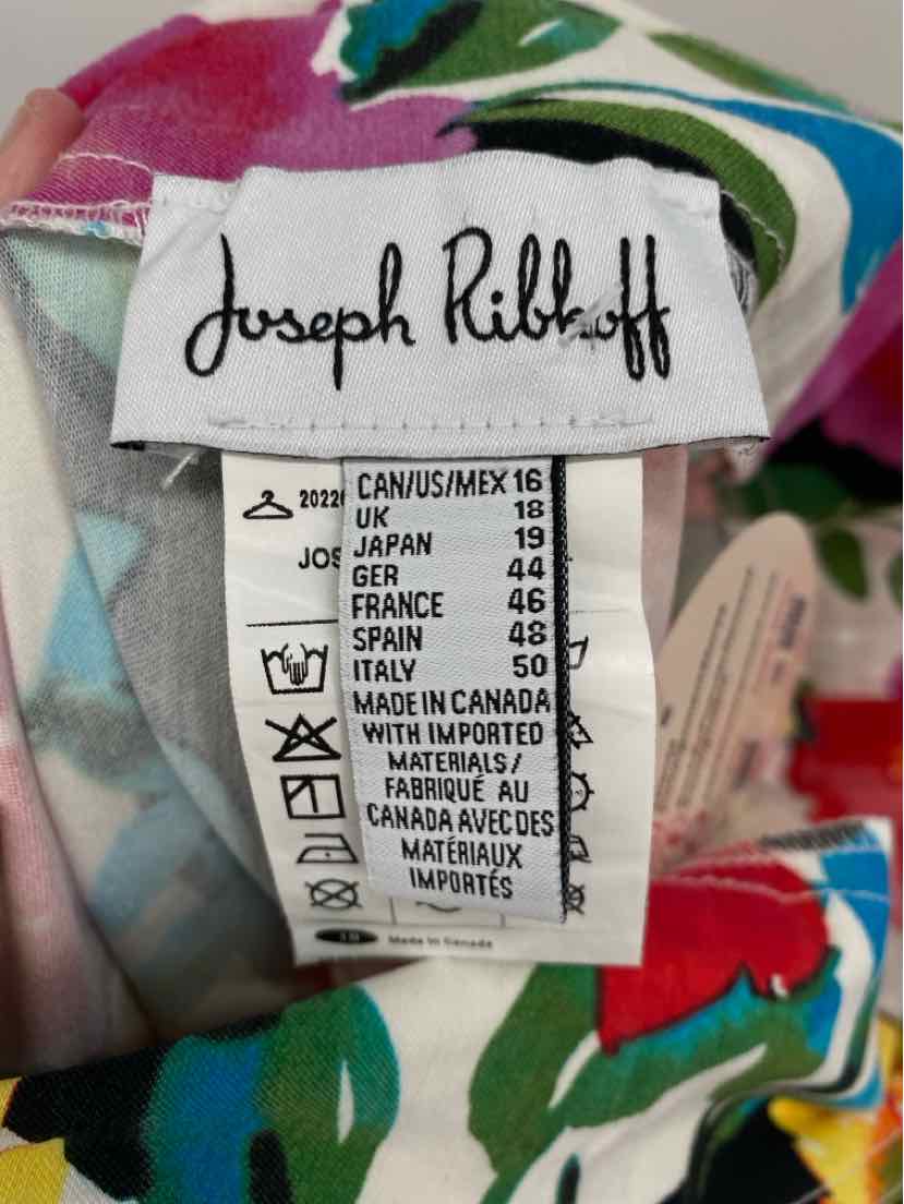 Size 16 JOSEPH RIBKOFF Multi-Color Capri