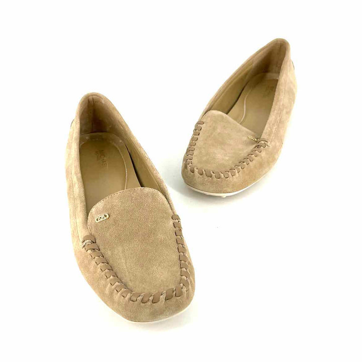 Shoe Size 9 Michael Kors Tan Suede Flats