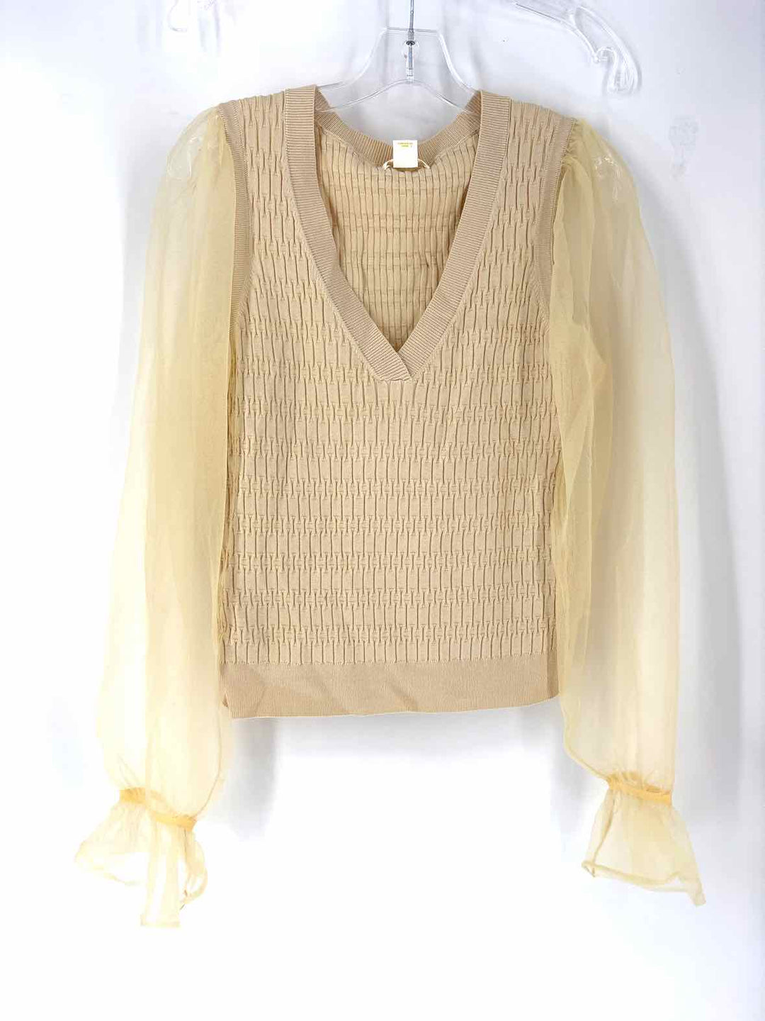 Size M MAEVE Tan Sweater