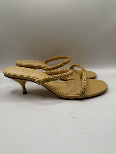 Shoe Size 10 SCHUTZ Tan Leather Sandals