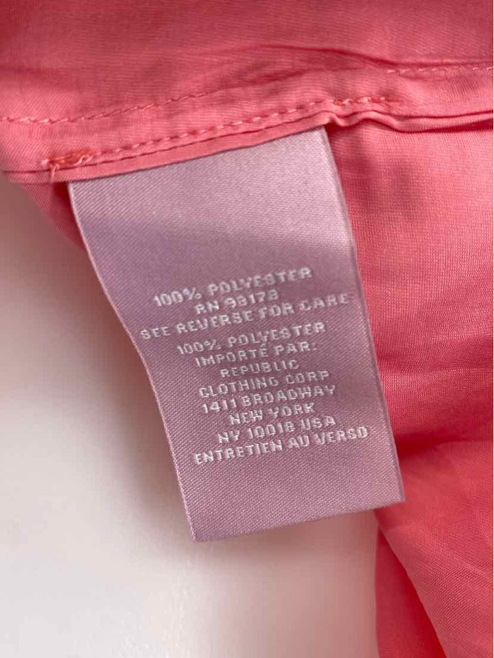 Size L MUSE Fuschia Sateen Shirt