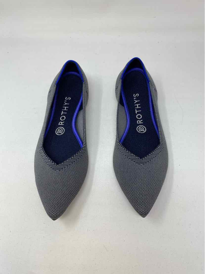 Shoe Size 8.5 ROTHCHILD Gray Flats