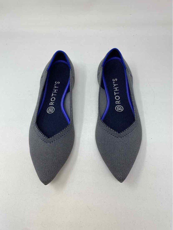 Shoe Size 8.5 ROTHCHILD Gray Flats