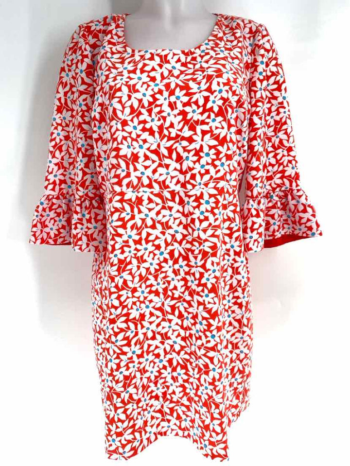Size 12 DRAPER JAMES Orange Dress