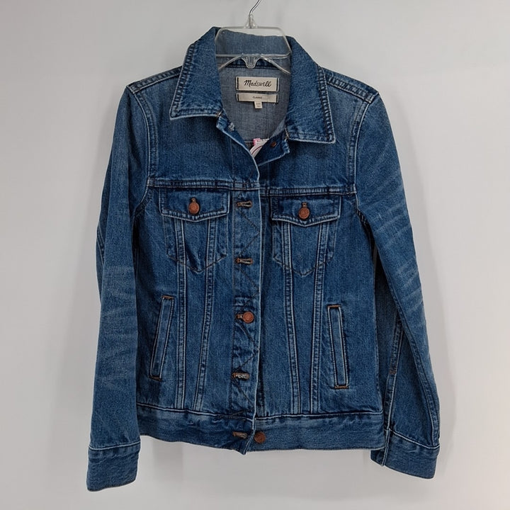 Size XXS MADEWELL Blue Denim Jacket