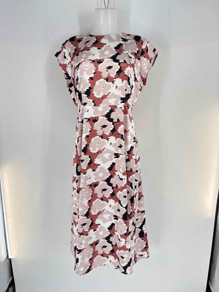Size L BOHME Brown Sateen Dress