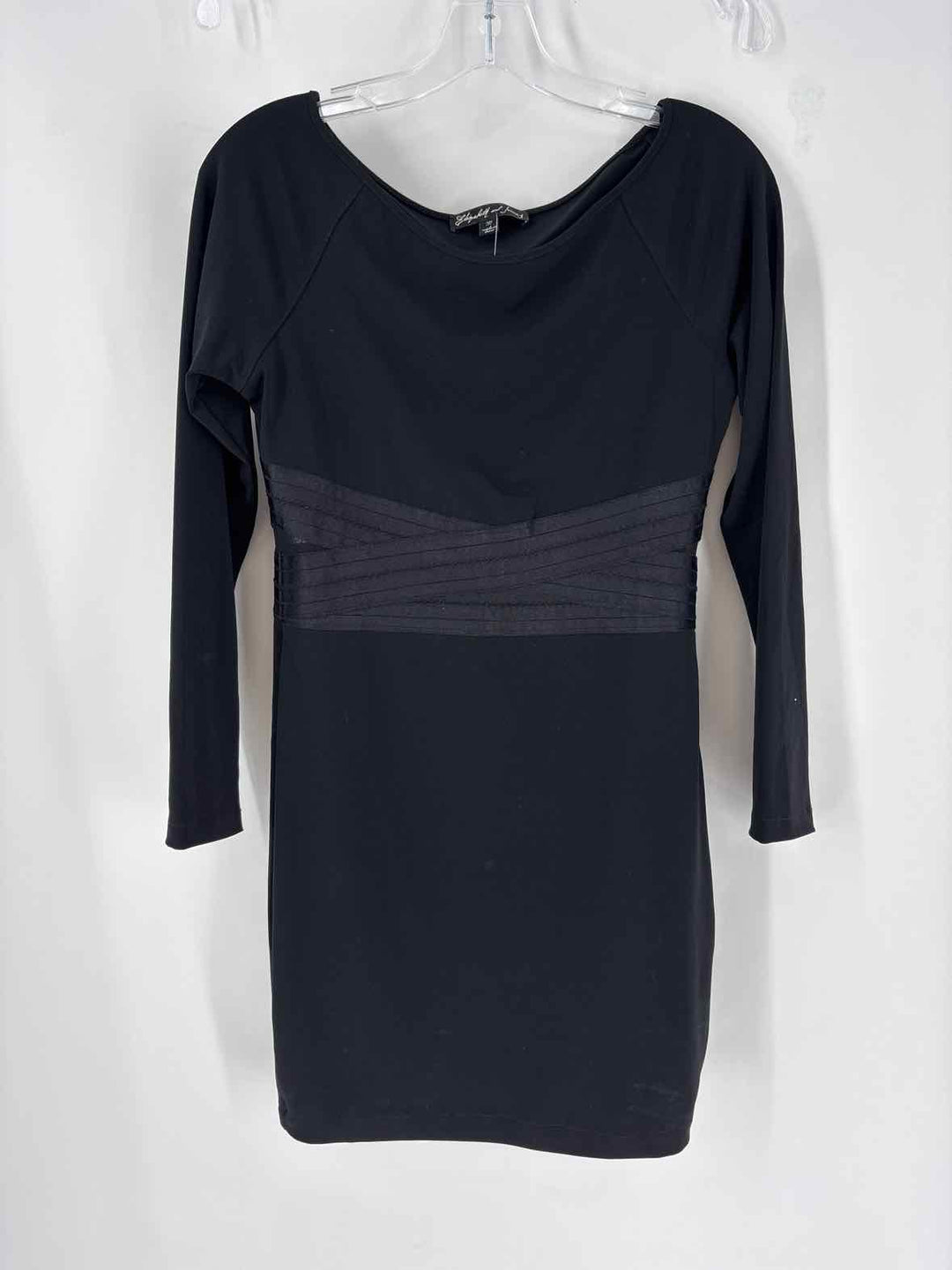 Size M ELIZABETH AND JAMES Black Dress