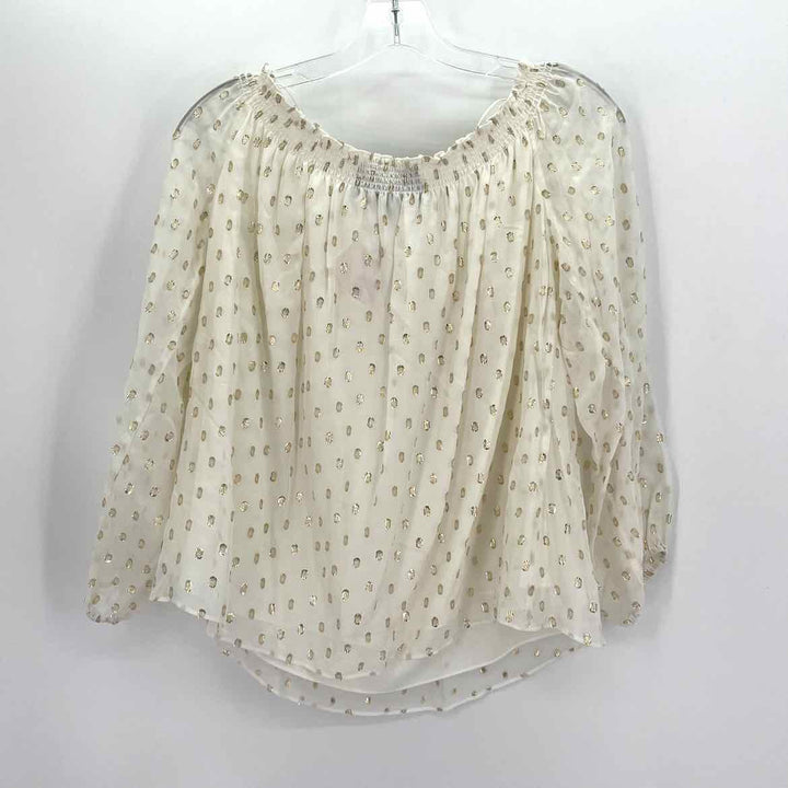 Size L NICOLE MILLER Gold Shirt