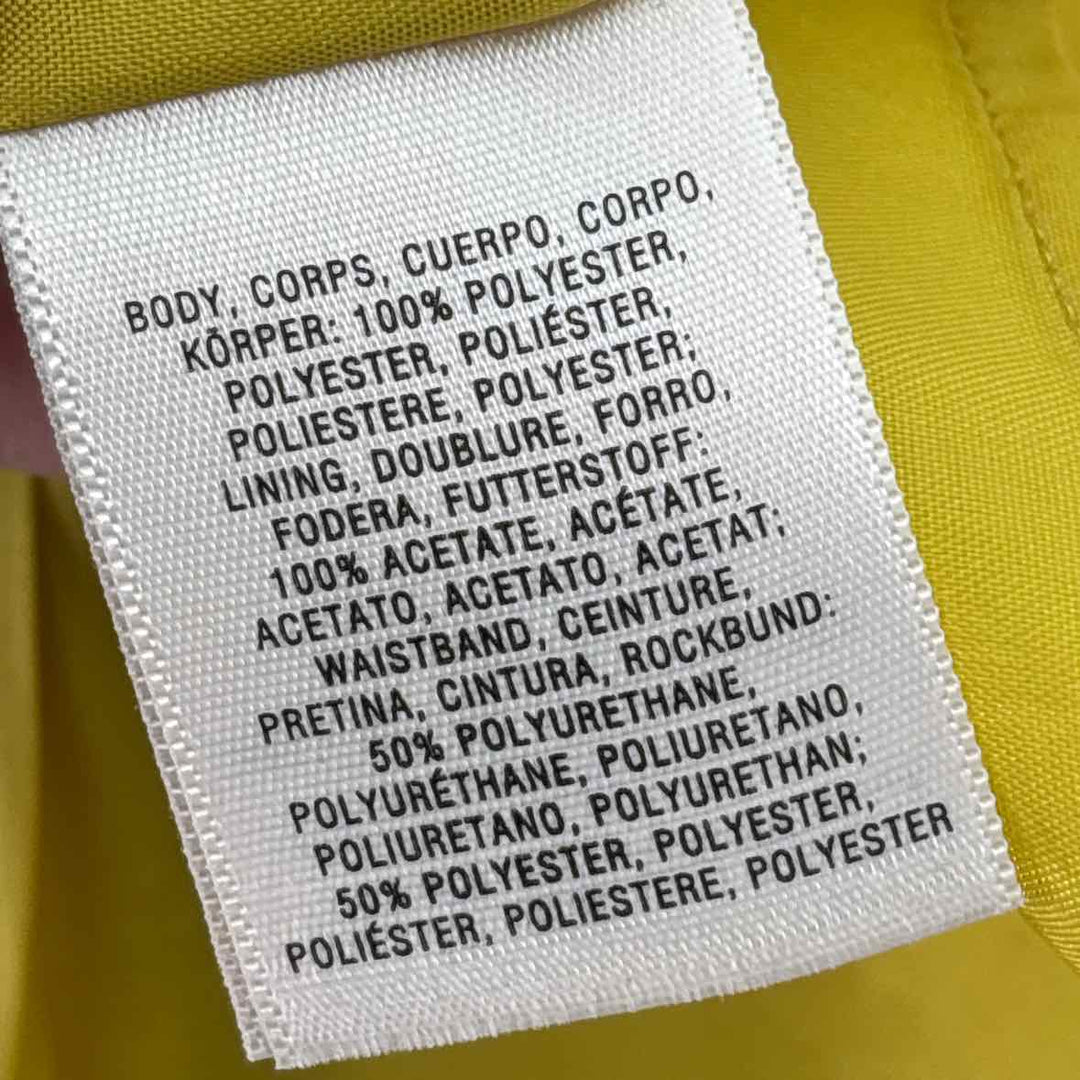 Size 8 HD Yellow Skirt