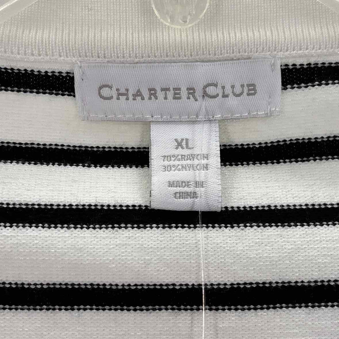 Size XL CHARTER CLUB White Sweater