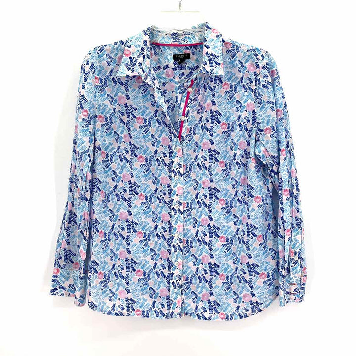 Size M Talbots Blue Print Shirt