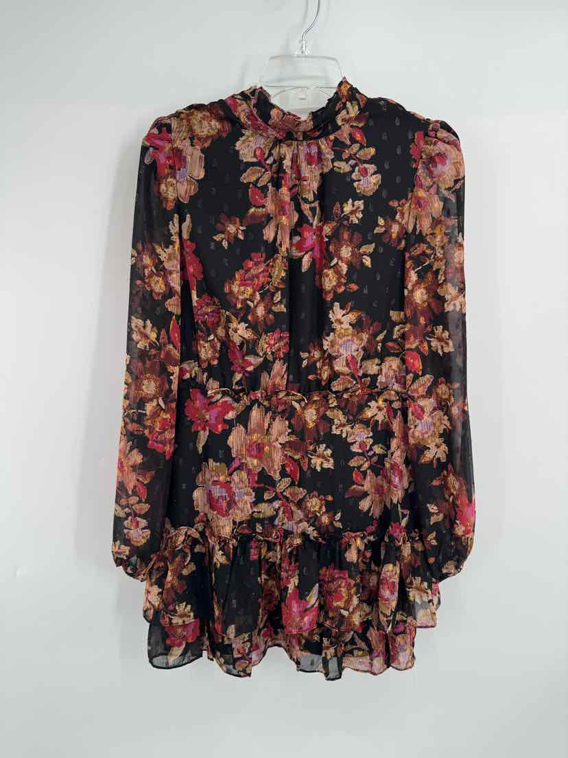 Size M AQUA Burgundy Dress
