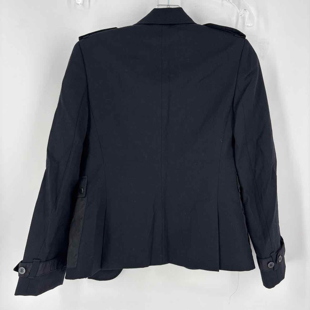 Size 4 Burberry Black Luxury - Blazer