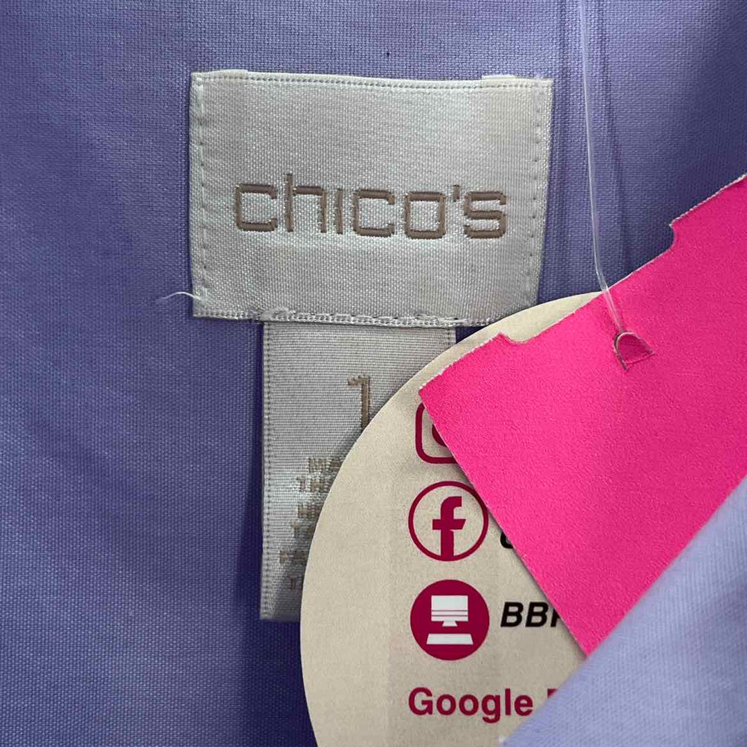 Size M Chico's Purple Shirt