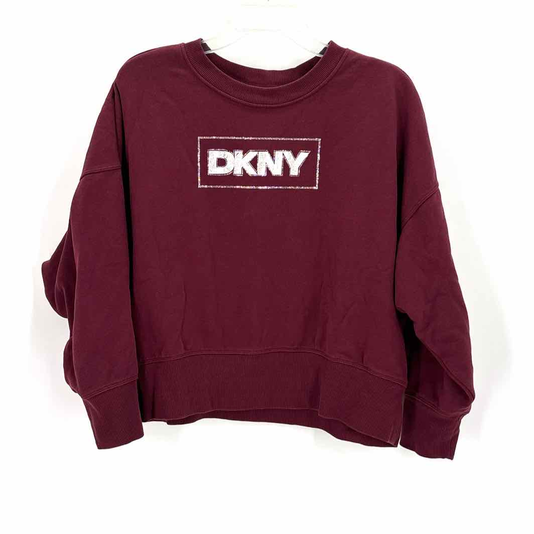 Size L DKNY Burgundy Shirt