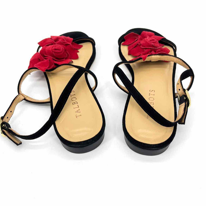 Shoe Size 7.5 Talbots Black Suede Sandals