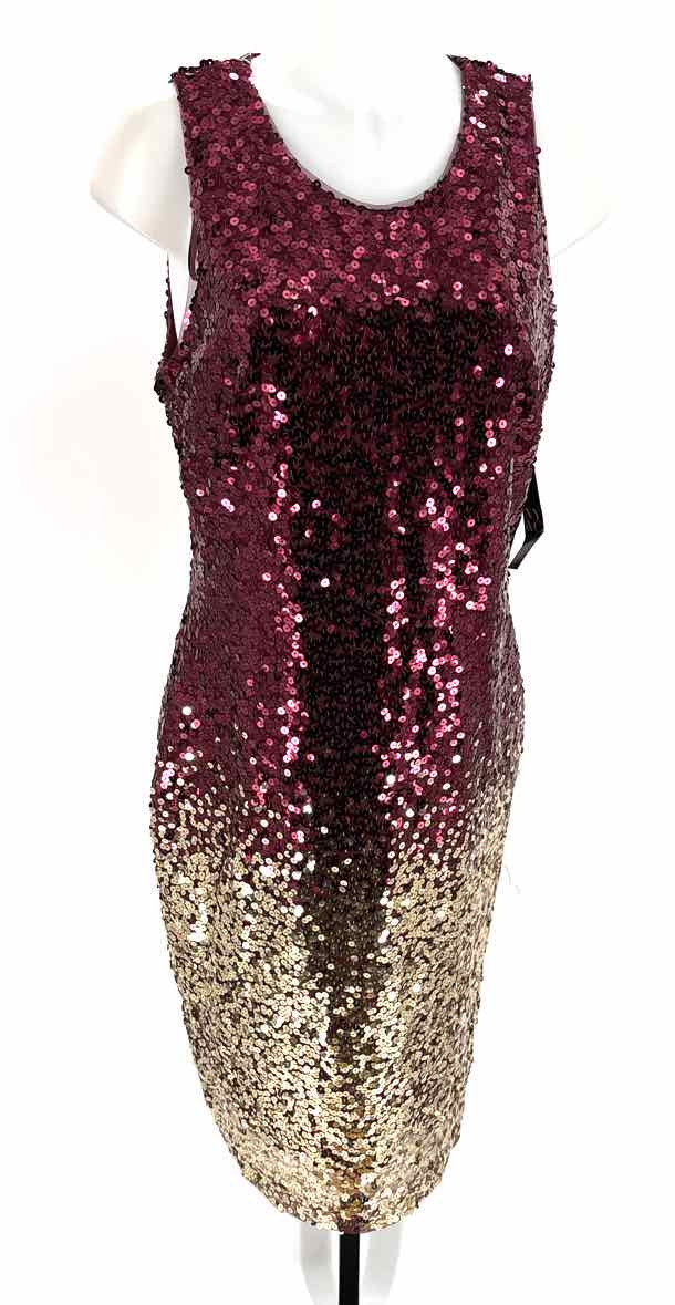 Size M NY & CO Burgundy Dress