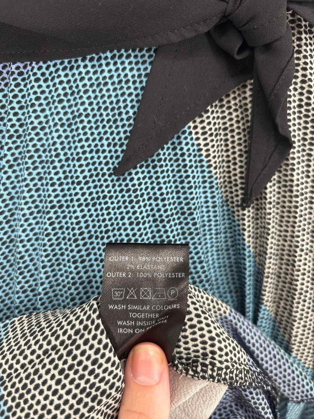 Size 8 Blue Print Dress