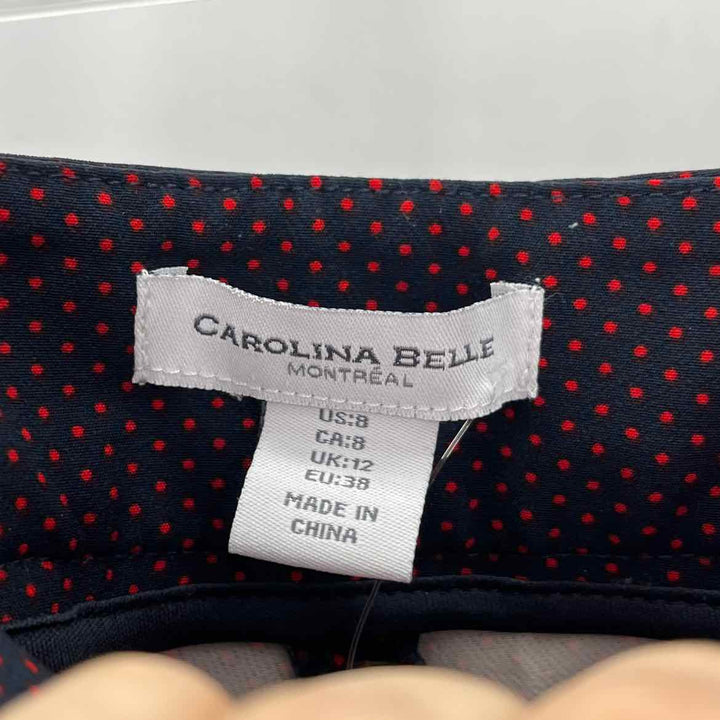 Size 8 Navy Print Pants