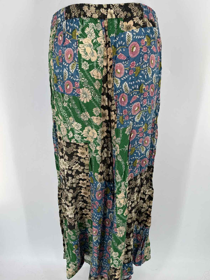 Size XL Green Print Pants