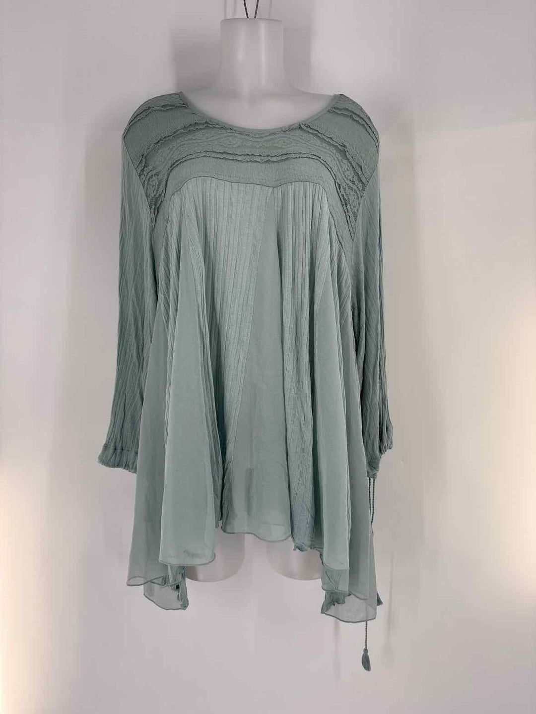 Size L FREE PEOPLE Green Dress