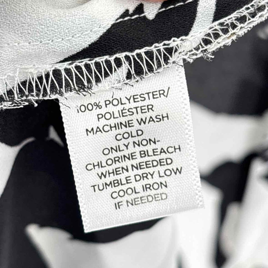 Size M LOFT Black/White Shirt