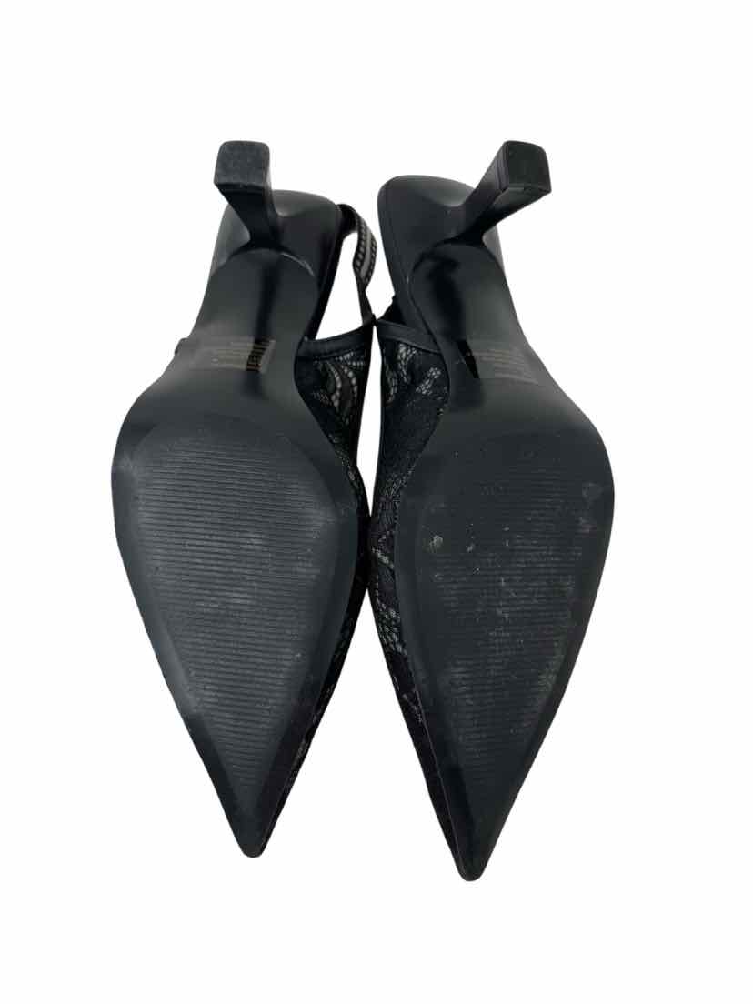 Shoe Size 9.5 Steve Madden Black Lace Pumps