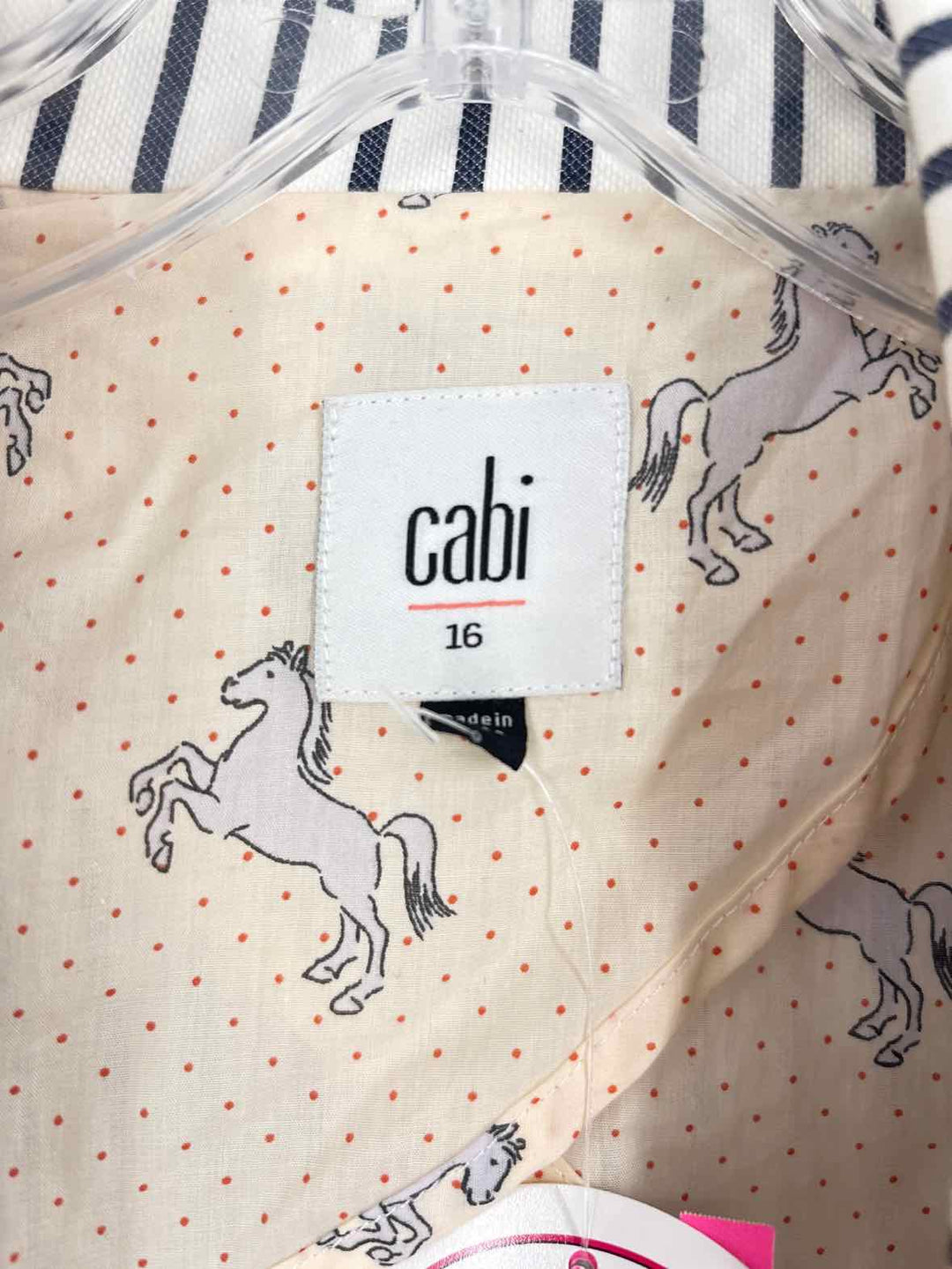 Size 16 CABI White Print Jacket