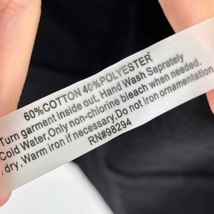 Size L Black Cardigan