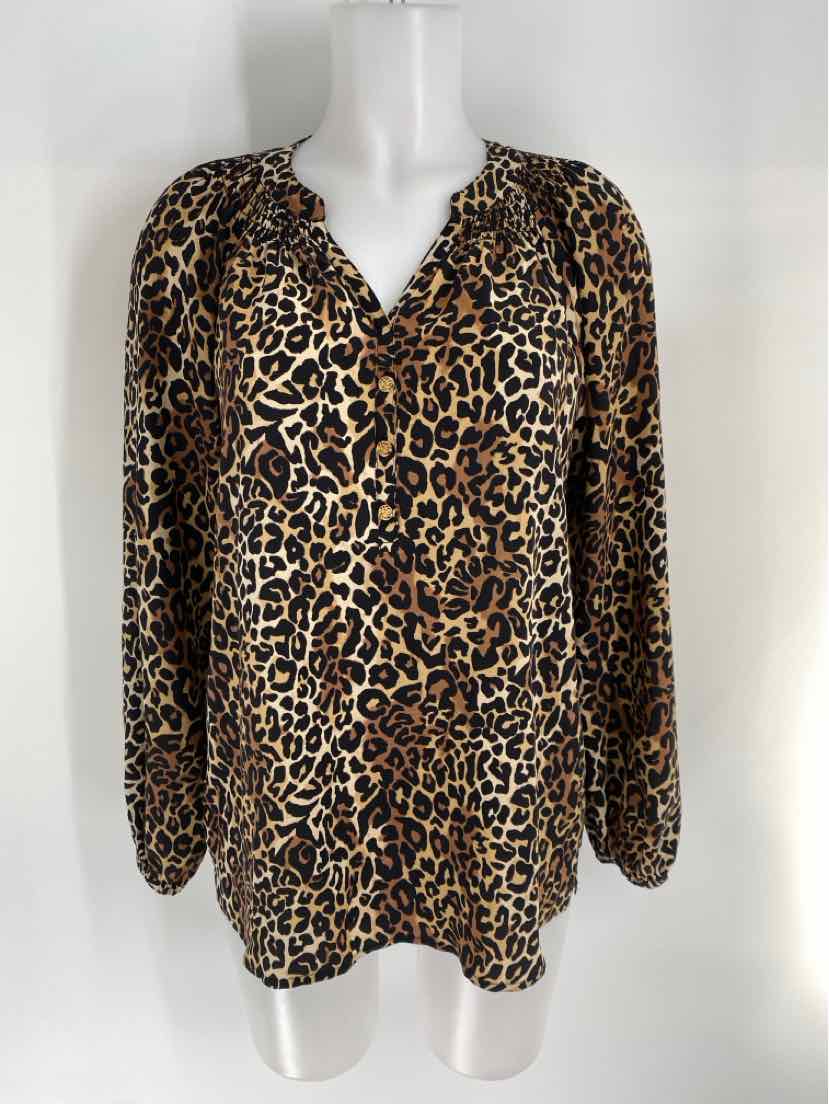 Size M Lilly Pulitzer Brown Shirt