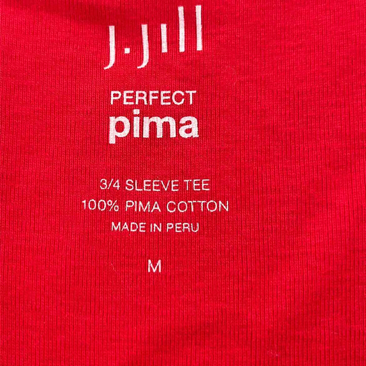 Size M J JILL Red Shirt