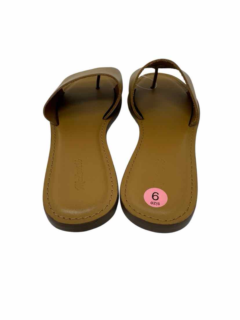 Shoe Size 9 MADEWELL Tan Leather Sandals