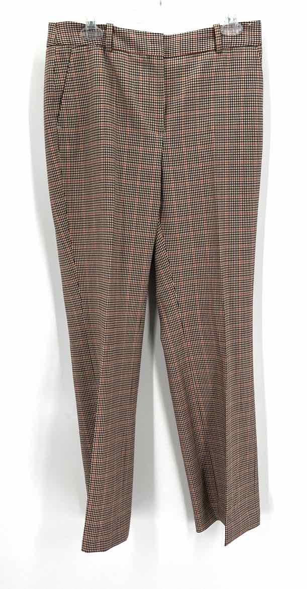 Size 8 Brooks Brothers Brown Print Pants