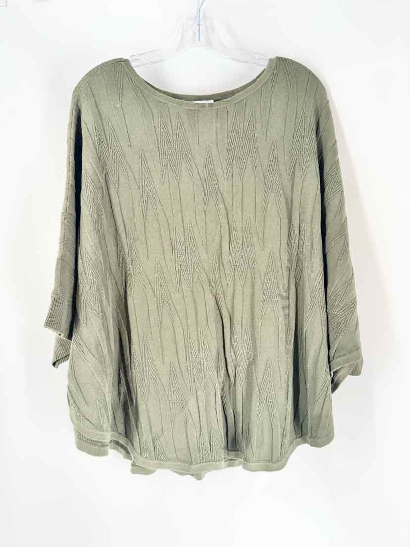 Size L/XL Chico's Green Sweater