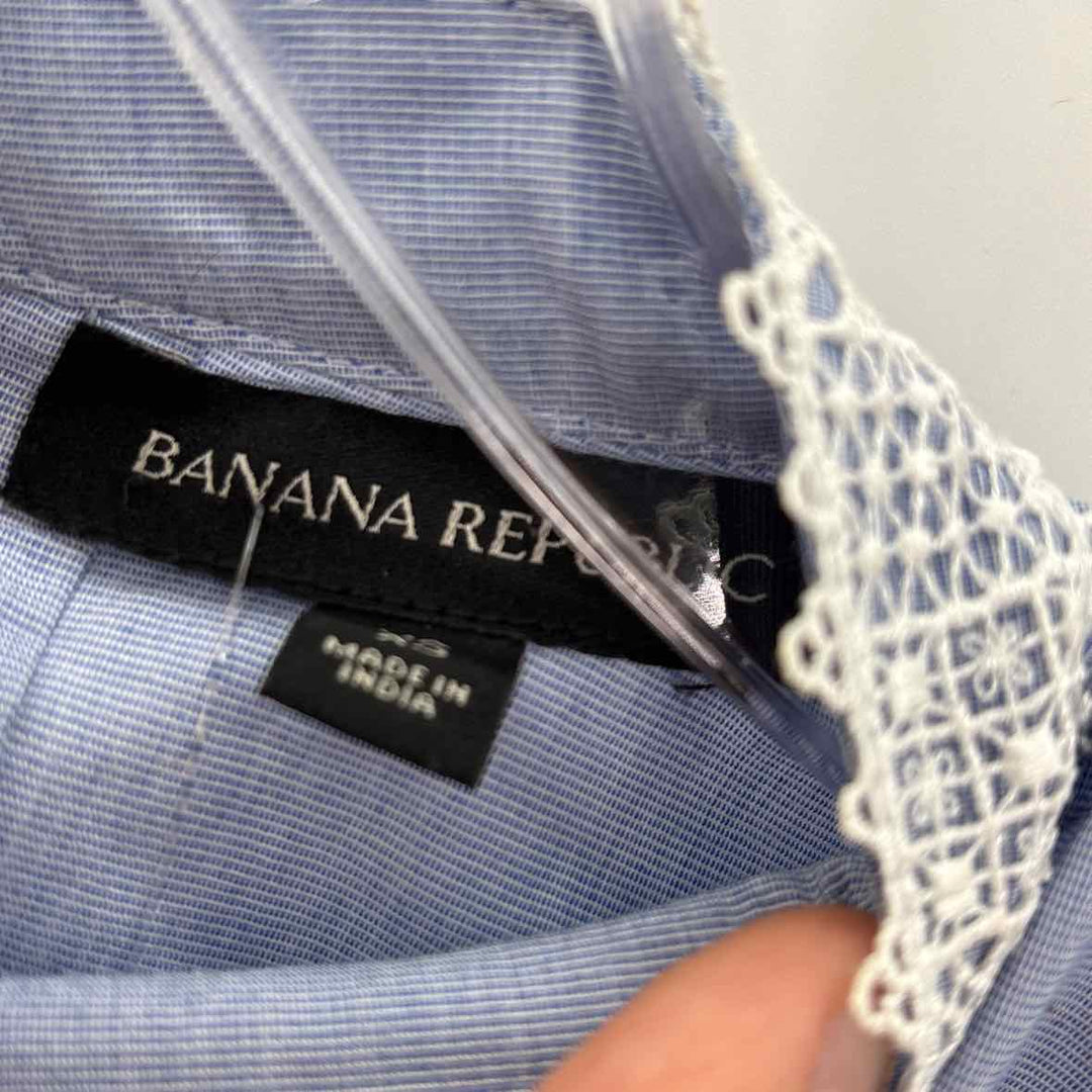Size XS Banana Republic Blue Lace Shirt