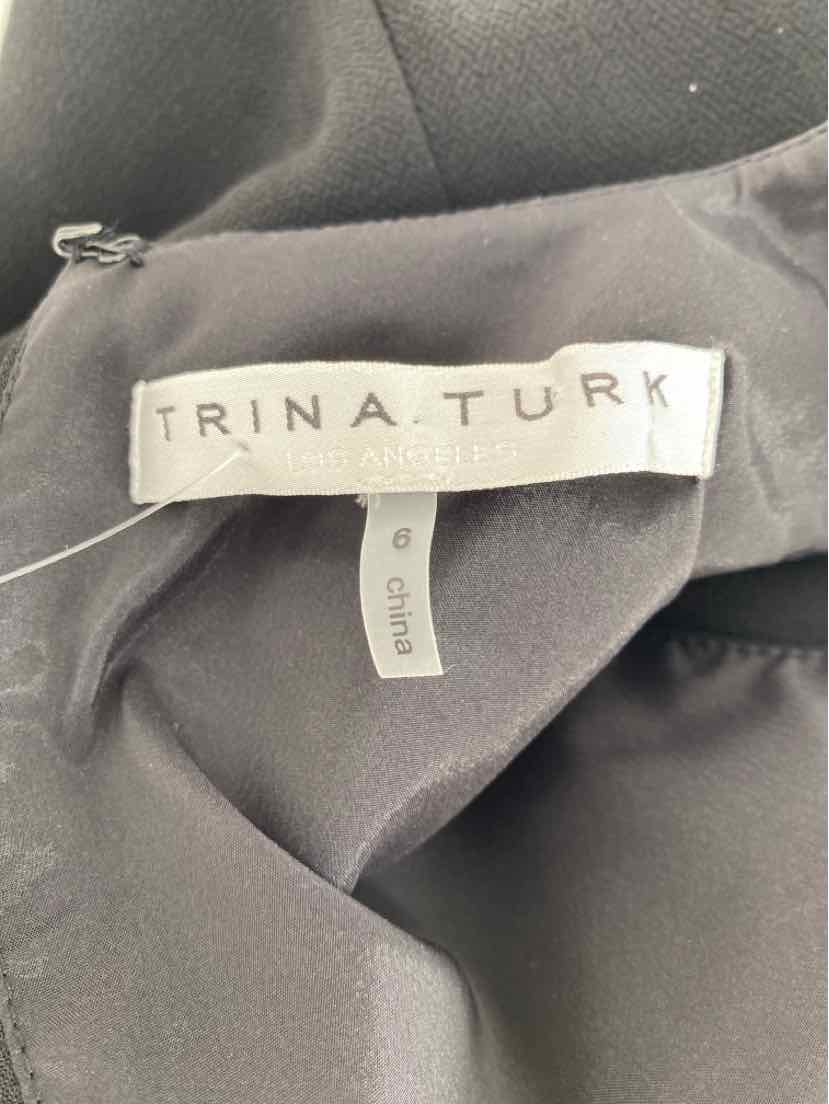 Size 6 TRINA TURK Black Dress