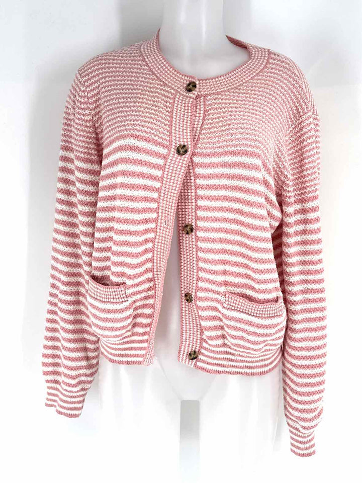 Size XL BOBEAU Pink Cardigan