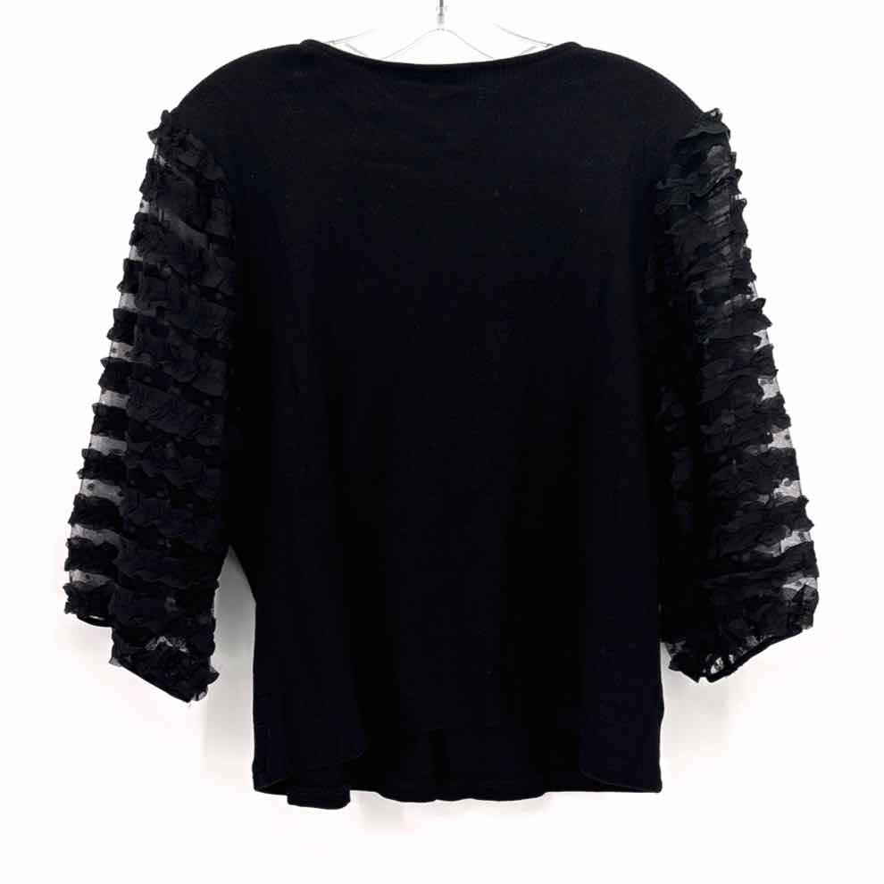 Size 3X DOLAN Black Lace Shirt