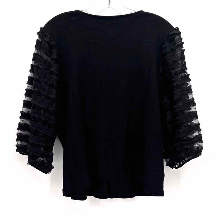 Size 3X DOLAN Black Lace Shirt