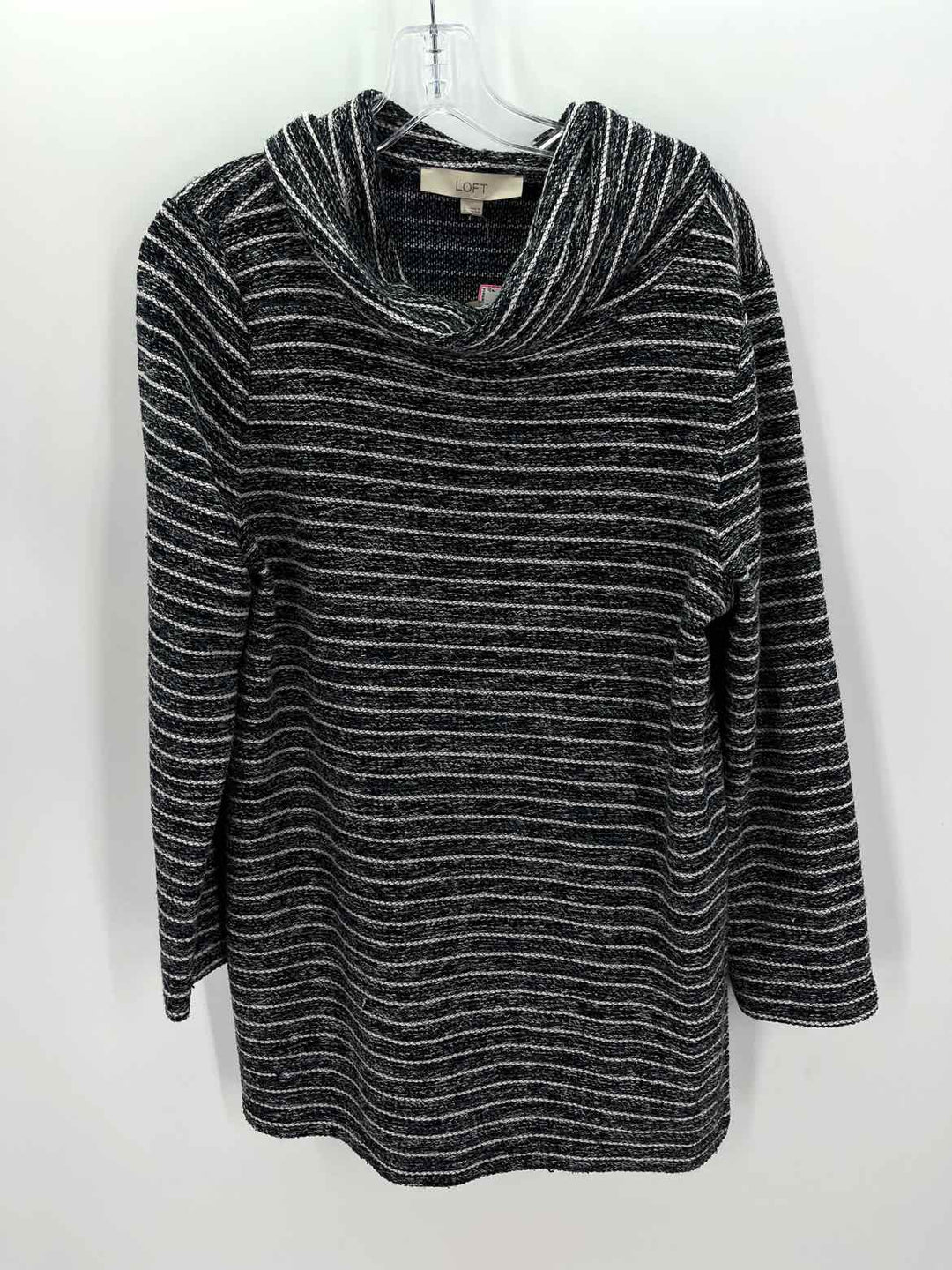 Size L LOFT Black/White Sweater