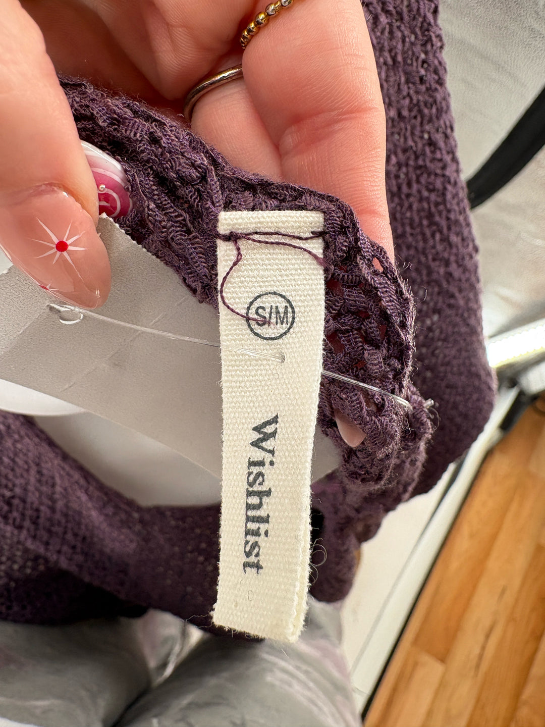 Size S/M Purple Sweater