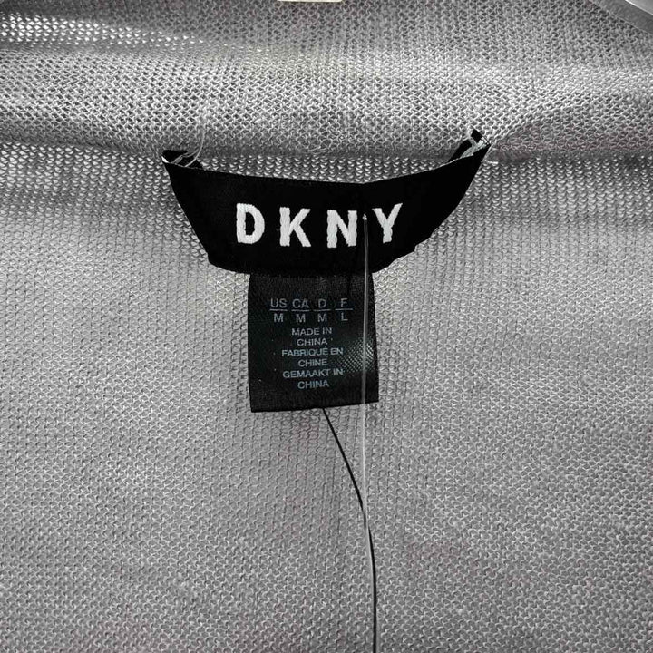 Size M DKNY Gray Knit Vest