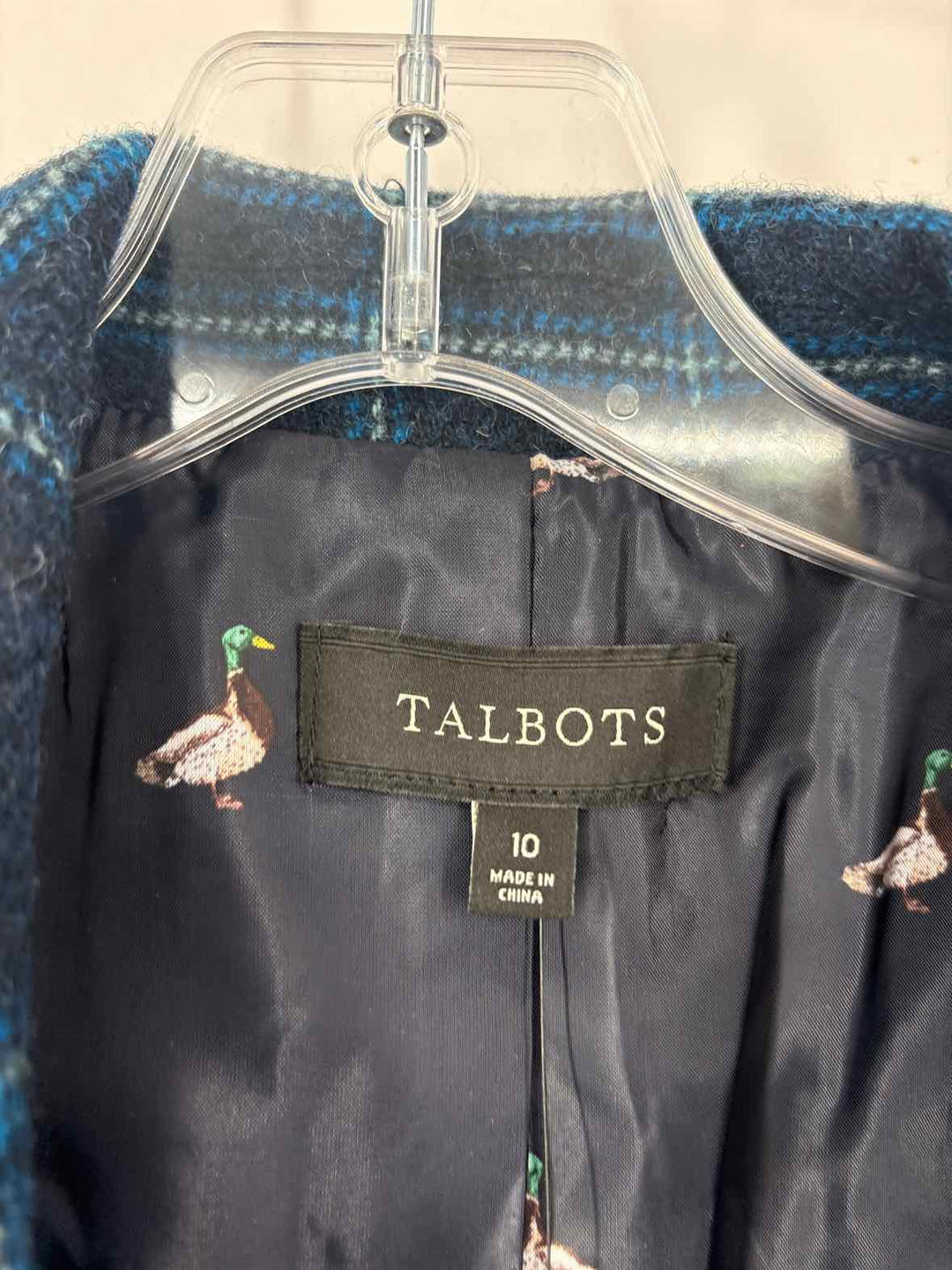Size 10 Talbots Blue Blazer