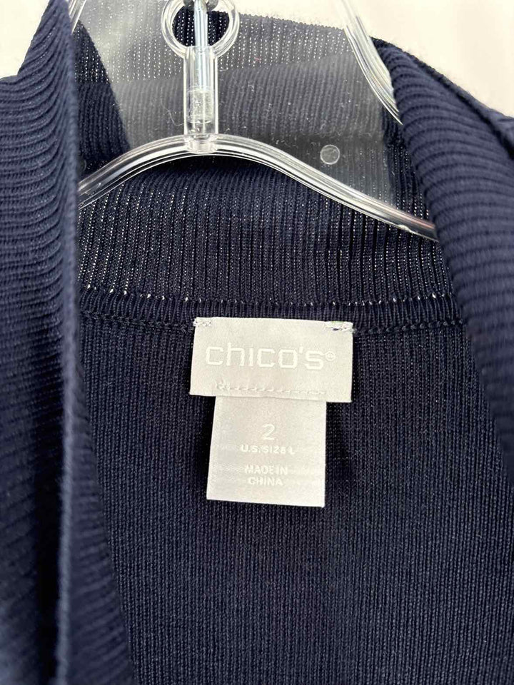 Size L Chico's Navy Sweater