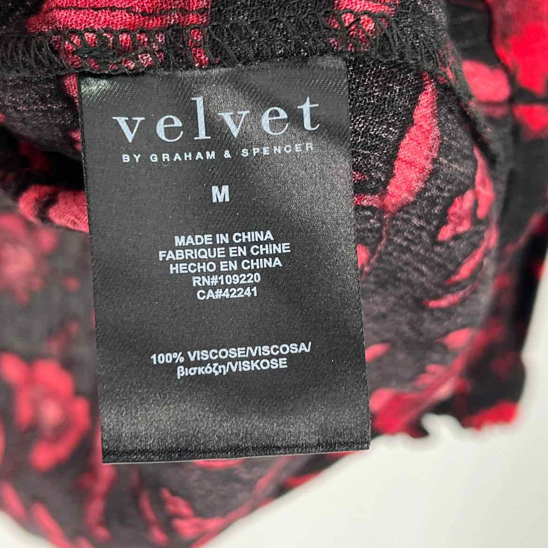 Size M VELVET Black Shirt