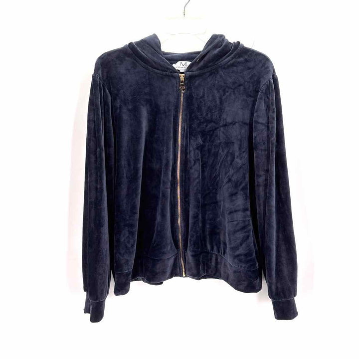 Size 1X MAGASCHONI Navy Velour 2 PC Dress