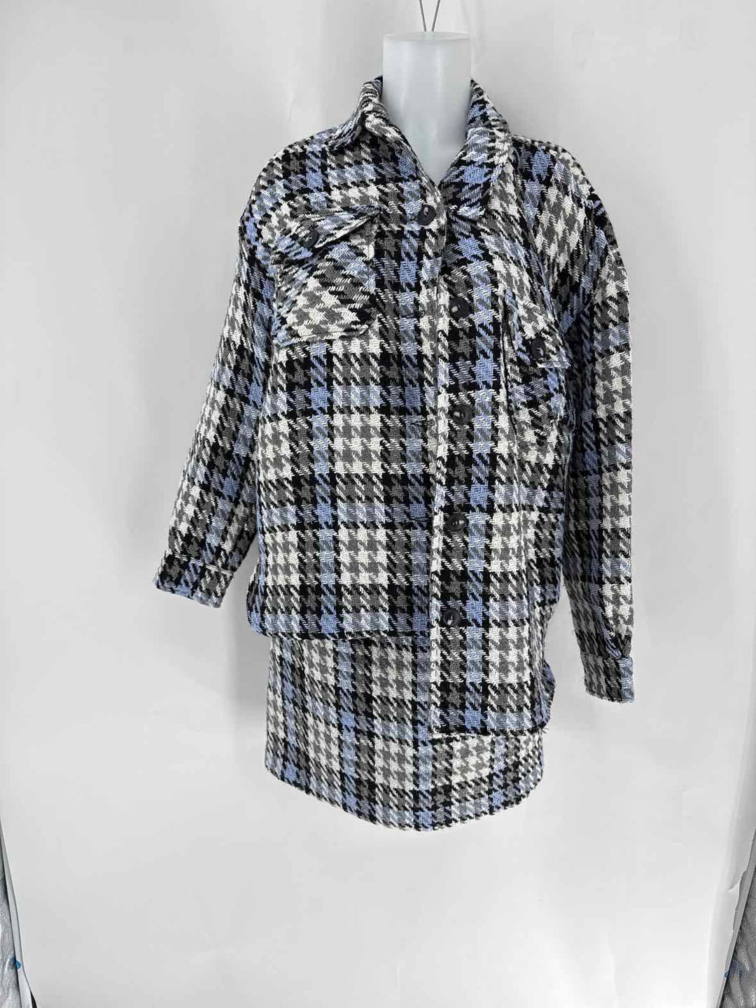 Size M Blue 2 PC Dress