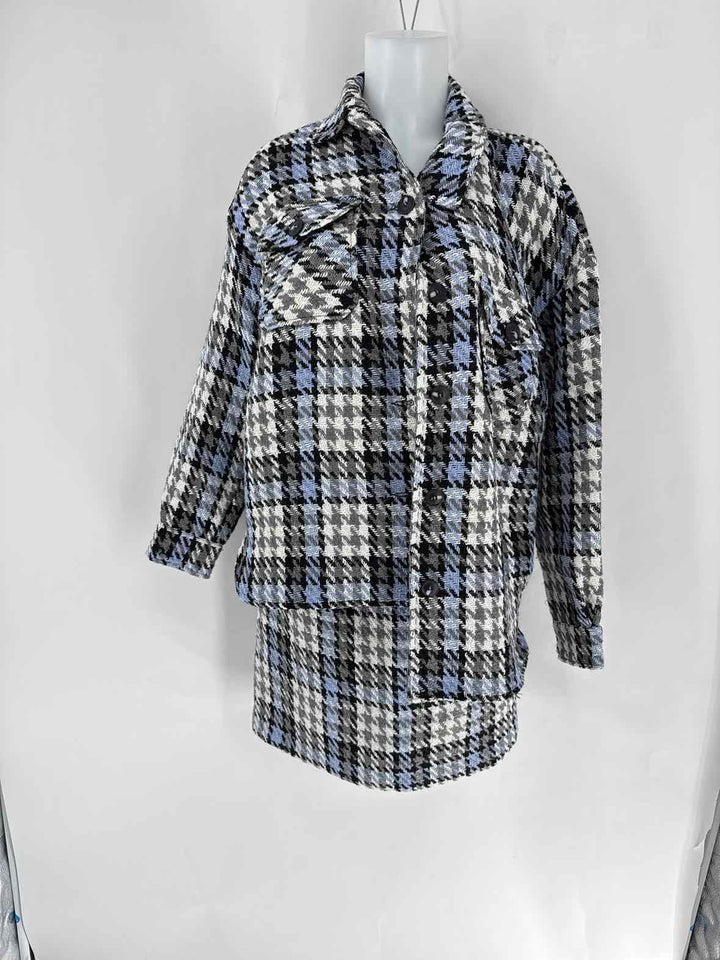 Size M Blue 2 PC Dress