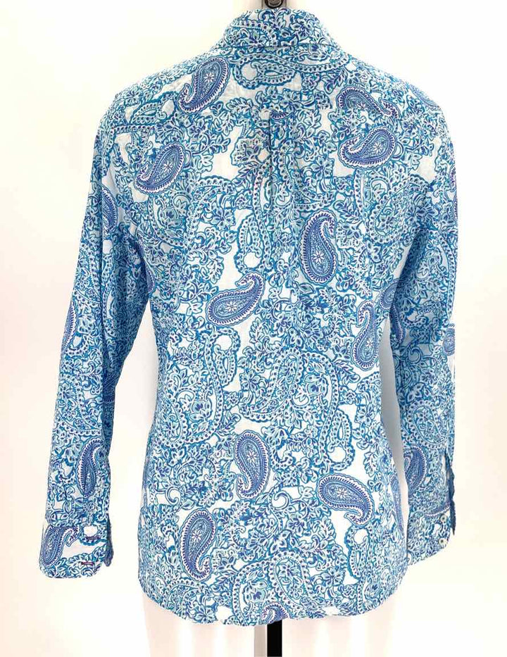 Size M Talbots Blue Shirt