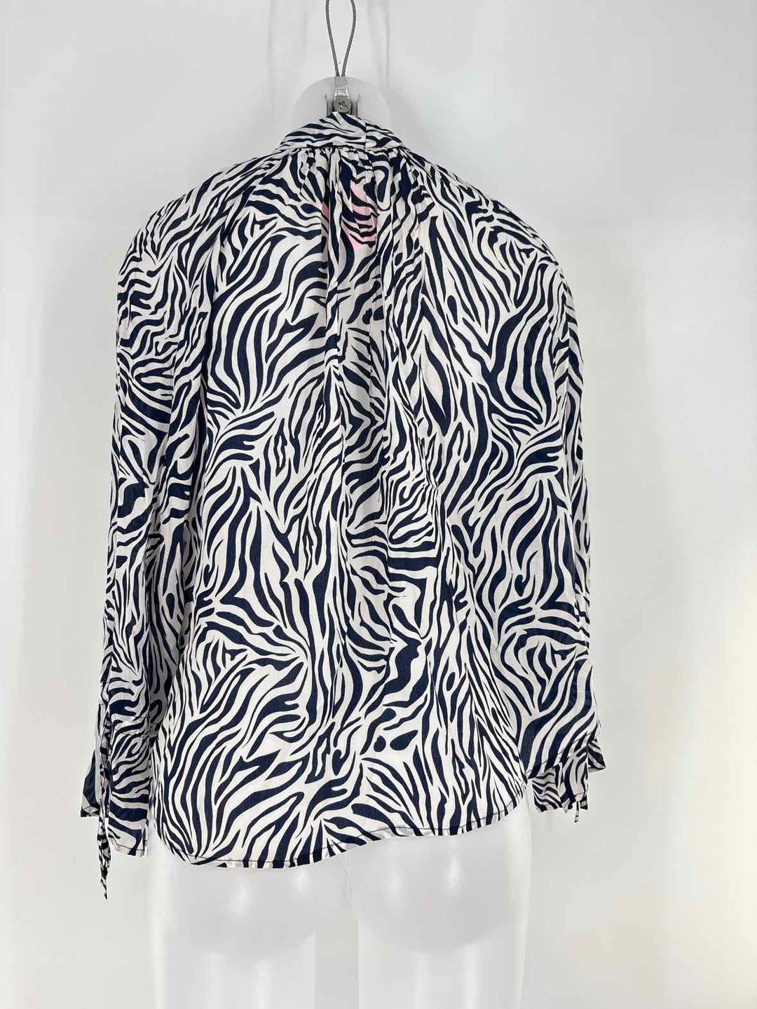 Size S BLANK LONDON Navy Print Shirt